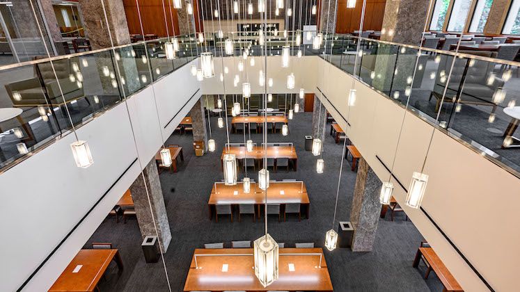 Beth and Lou Holtz Family Grand Reading Room blessed, dedicated during weekend ceremony