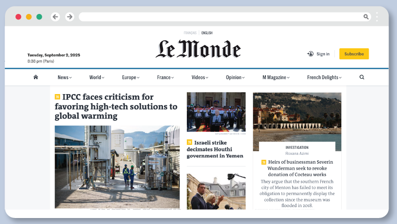 Featured Resource: Le Monde