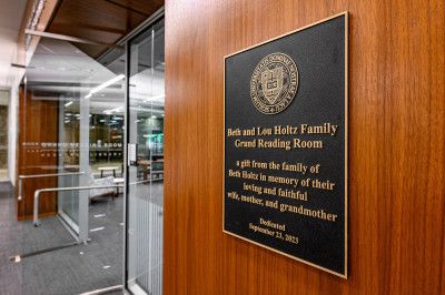 Grand Reading Room plaque