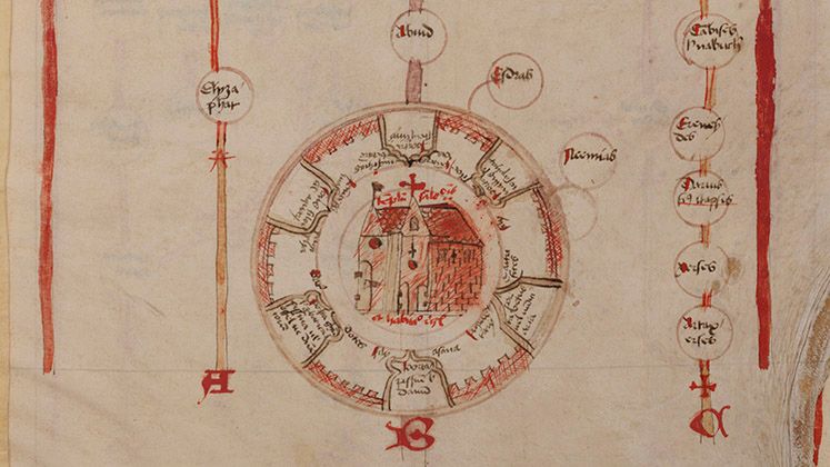 Rare Books and Special Collections exhibit manifests Medieval maps
