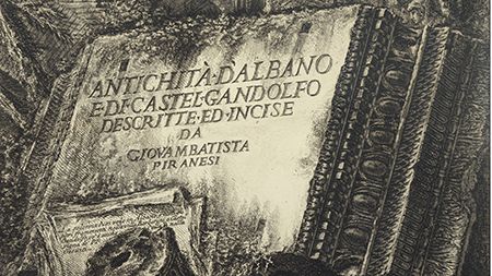 Event: Lecture: Piranesi's Lost Book