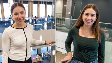 Notre Dame seniors Gabriela Sierocka and Kate Rafford earned 2026 Library Research Awards in the Capstone or Thesis Research category.