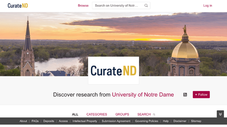 CurateND has a new look and features