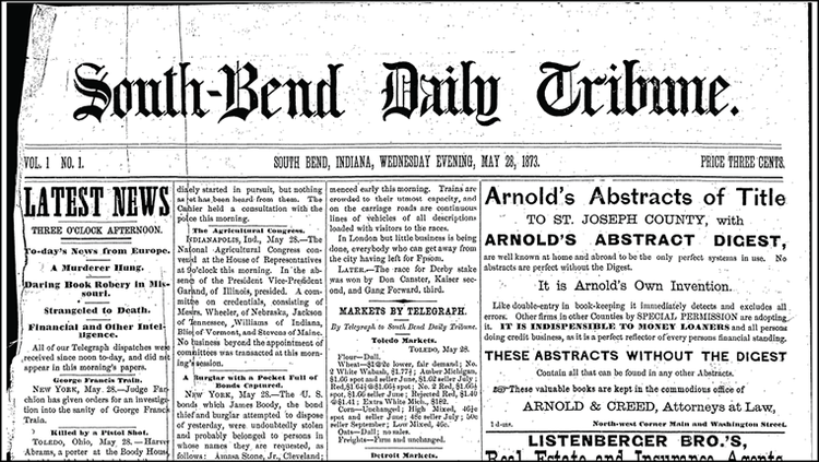 Hesburgh Libraries acquires complete digital archive of South Bend Tribune