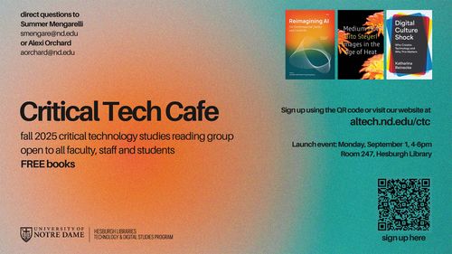 Event: Critical Tech Cafe Fall 2025