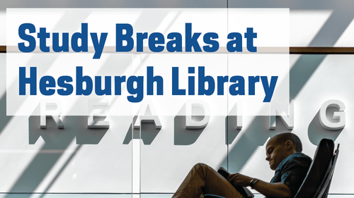 Event: Hesburgh Libraries Relaxation Stations Fall 2025
